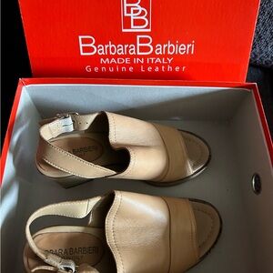Tan Leather Women's Sandals